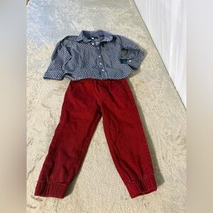 Ben Sherman Blue and Red Kids Outfit size 2T